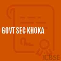 Govt Sec Khoka Secondary School Logo