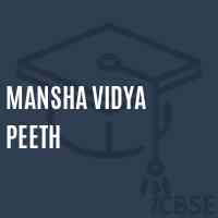 Mansha Vidya Peeth Secondary School Logo