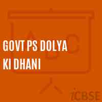 Govt Ps Dolya Ki Dhani Primary School Logo