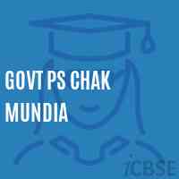 Govt Ps Chak Mundia Primary School Logo
