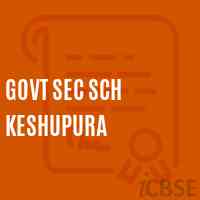 Govt Sec Sch Keshupura Secondary School Logo