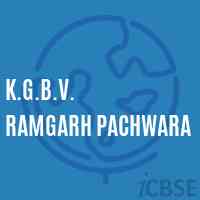 K.G.B.V. Ramgarh Pachwara Middle School Logo