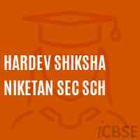 Hardev Shiksha Niketan Sec Sch Secondary School Logo