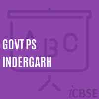 Govt Ps Indergarh Primary School Logo