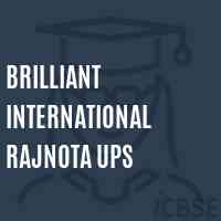 Brilliant International Rajnota Ups Middle School Logo