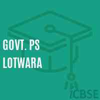 Govt. Ps Lotwara Primary School Logo