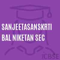 Sanjeetasanskrti Bal Niketan Sec Secondary School Logo
