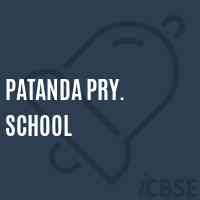 Patanda Pry. School Logo