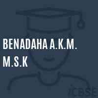 Benadaha A.K.M. M.S.K School Logo