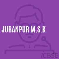 Juranpur M.S.K School Logo