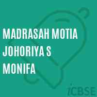 Madrasah Motia Johoriya S Monifa Primary School Logo