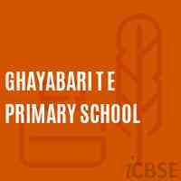 Ghayabari T E Primary School Logo