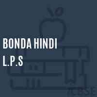 Bonda Hindi L.P.S Primary School Logo