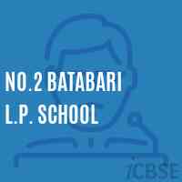 No.2 Batabari L.P. School Logo