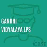 Gandhi Vidyalaya Lps Primary School Logo