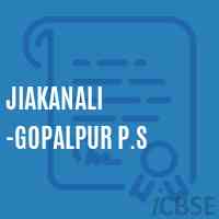Jiakanali -Gopalpur P.S Primary School Logo