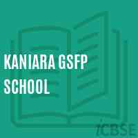 Kaniara Gsfp School Logo