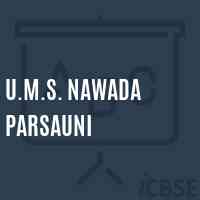 U.M.S. Nawada Parsauni Middle School Logo