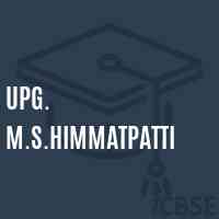 Upg. M.S.Himmatpatti Middle School Logo