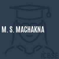 M. S. Machakna Middle School Logo