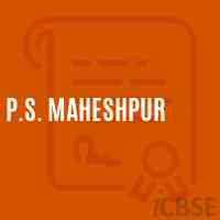 P.S. Maheshpur Primary School Logo