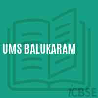 Ums Balukaram Middle School Logo