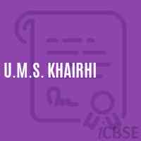 U.M.S. Khairhi Middle School Logo