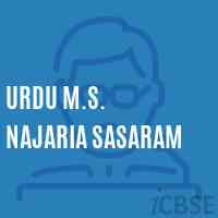 Urdu M.S. Najaria Sasaram Middle School Logo