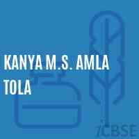 Kanya M.S. Amla Tola Middle School Logo