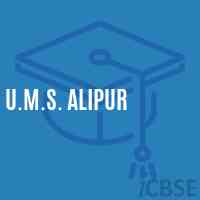 U.M.S. Alipur Middle School Logo