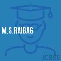 M.S.Raibag Middle School Logo