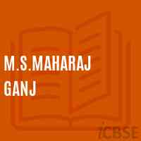 M.S.Maharaj Ganj Middle School Logo