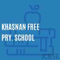Khasnan Free Pry. School Logo