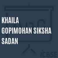 Khaila Gopimohan Siksha Sadan High School Logo