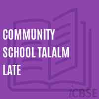 Community School Talalm Late Logo