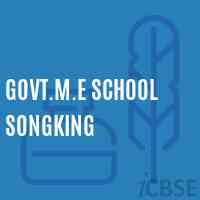 Govt.M.E School Songking Logo
