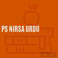 Ps Nirsa Urdu Primary School Logo
