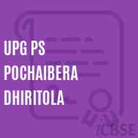 Upg Ps Pochaibera Dhiritola Primary School Logo