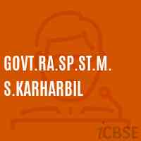 Govt.Ra.Sp.St.M.S.Karharbil Middle School Logo