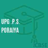 Upg .P.S. Poraiya Primary School Logo