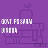 Govt. Ps Sarai Bindha Primary School Logo