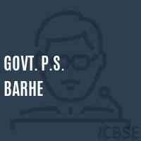 Govt. P.S. Barhe Primary School Logo