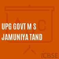 Upg Govt M S Jamuniya Tand Middle School Logo