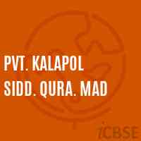 Pvt. Kalapol Sidd. Qura. Mad Primary School Logo