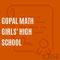 Gopal Math Girls' High School Logo