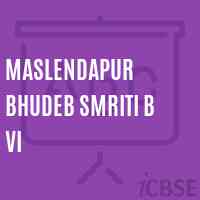 Maslendapur Bhudeb Smriti B Vi High School Logo
