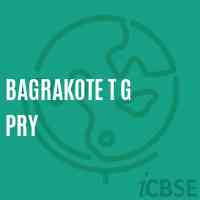 Bagrakote T G Pry Primary School Logo