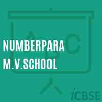 Numberpara M.V.School Logo
