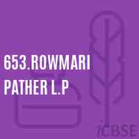 653.Rowmari Pather L.P Primary School Logo