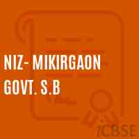Niz- Mikirgaon Govt. S.B Middle School Logo